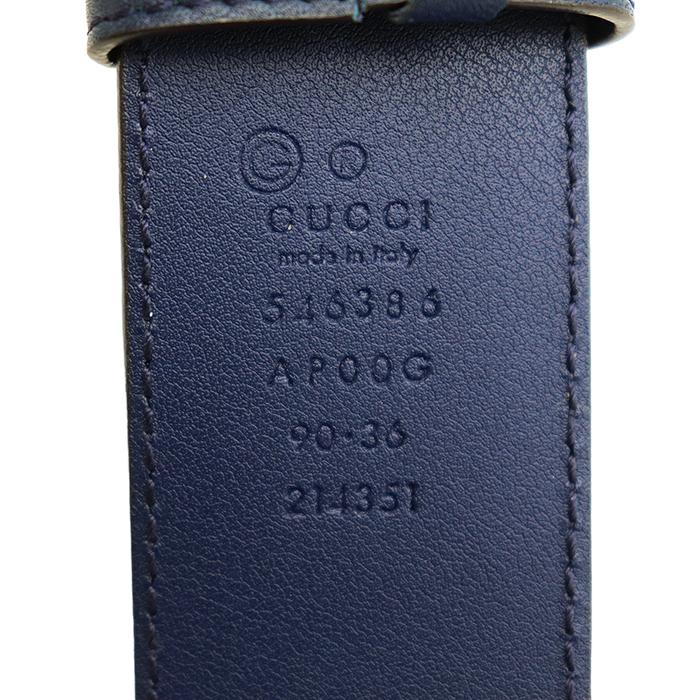 GUCCI（グッチ） 【美品】GUCCI レザーベルト 90・36 ユニセックス