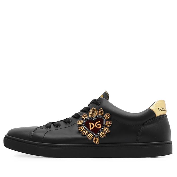 【SALE】DOLCE&GABBANA ドルチェアンドガッバーナ スニーカー サイズ 46 メンズ レディース ユニセックス DG ハート ローカット シューズ 靴 ブラック 黒 イタリア製 SALE】DOLCE&GABBANA ドルチェアンドガッバーナ スニーカー 46 ユニ