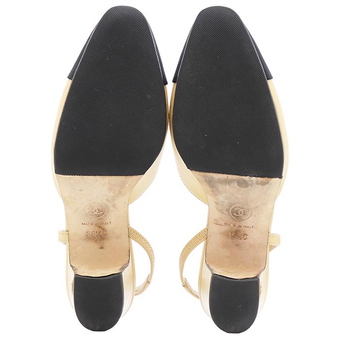 CHANEL シャネル パンプス　35 ココマーク ベージュ　スリングバック CHANEL（シャネル） パンプス 35.5C レディース G31318 スリングバック