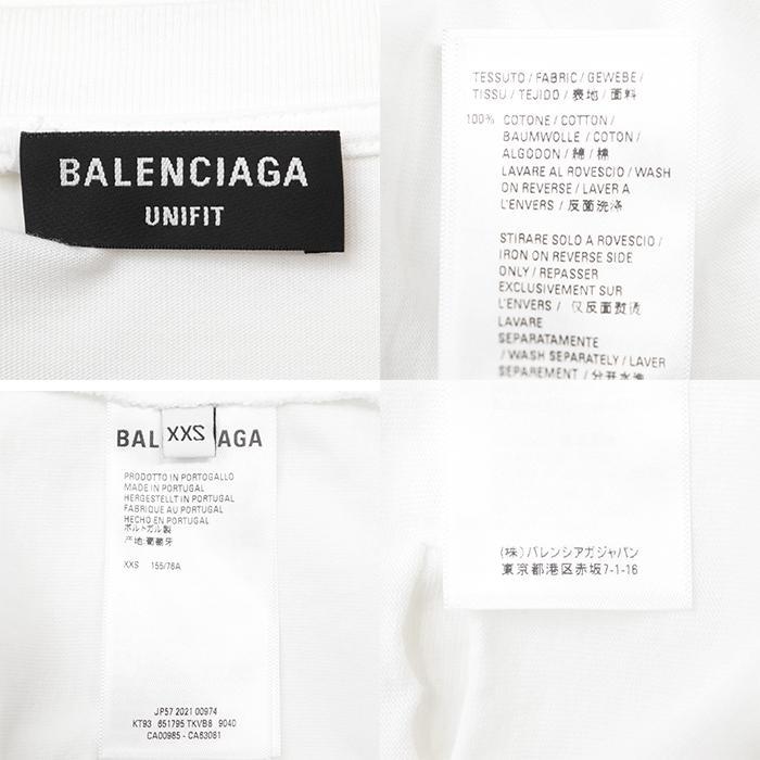 BALENCIAGA Tシャツ XXSサイズユニセックス BALENCIAGA（バレンシアガ） 【美品】BALENCIAGA UNIFIT Tシャツ