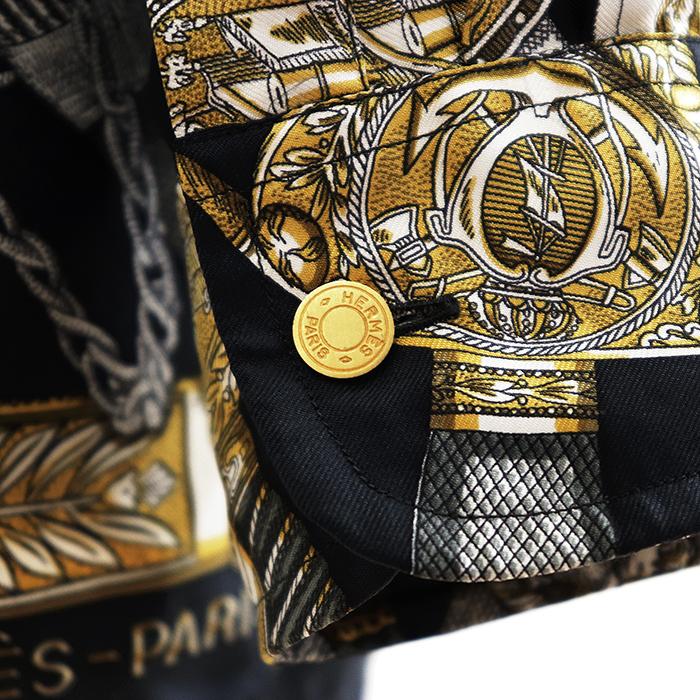 HERMES（エルメス） ヴィンテージ 長袖シャツ サイズ 37 メンズ シルク 