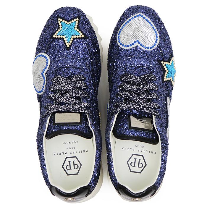 SALE【美品】PHILIPP PLEIN フィリッププレイン RUNNER “CRYSTAL 