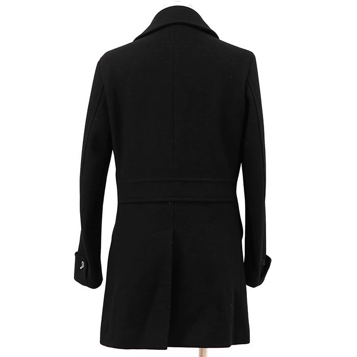 BURBERRY BLACK LABEL Pコート ブラック メンズ M　ウール BURBERRY BLACK LABEL（バーバリーブラックレーベル） 【SALE