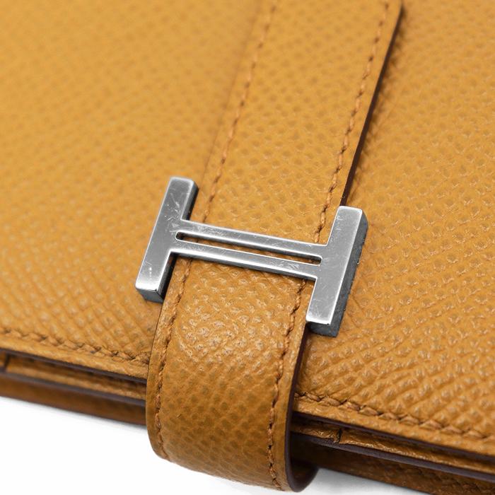 HERMES（エルメス） 【美品】HERMES 長財布 ユニセックス ベアンスフレ 
