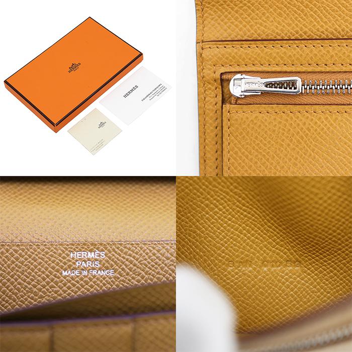 HERMES（エルメス） 【美品】HERMES 長財布 ユニセックス ベアンスフレ 