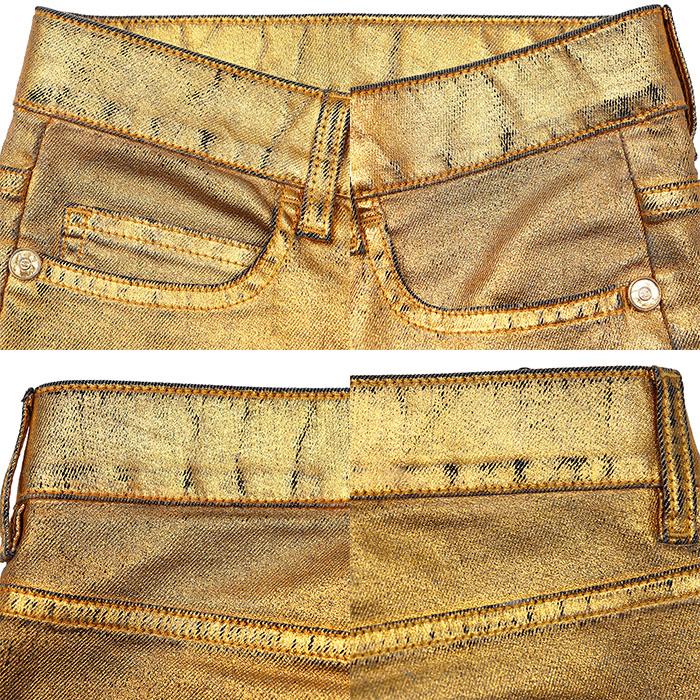 CHANEL（シャネル） 【SALE】CHANEL メタリックデニムパンツ サイズ 38