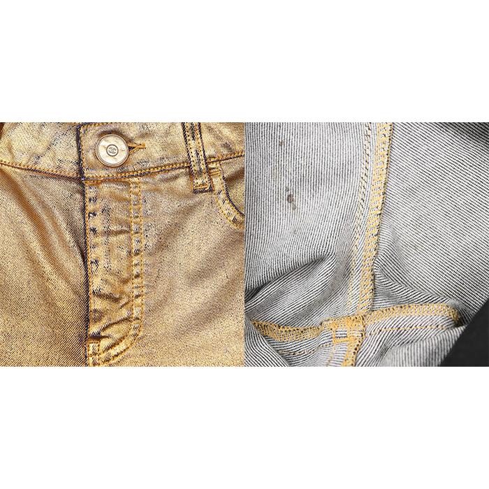 CHANEL（シャネル） 【SALE】CHANEL メタリックデニムパンツ サイズ 38