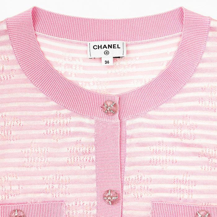 CHANEL（シャネル） 【未使用】CHANEL ニット カーディガン ボーダー