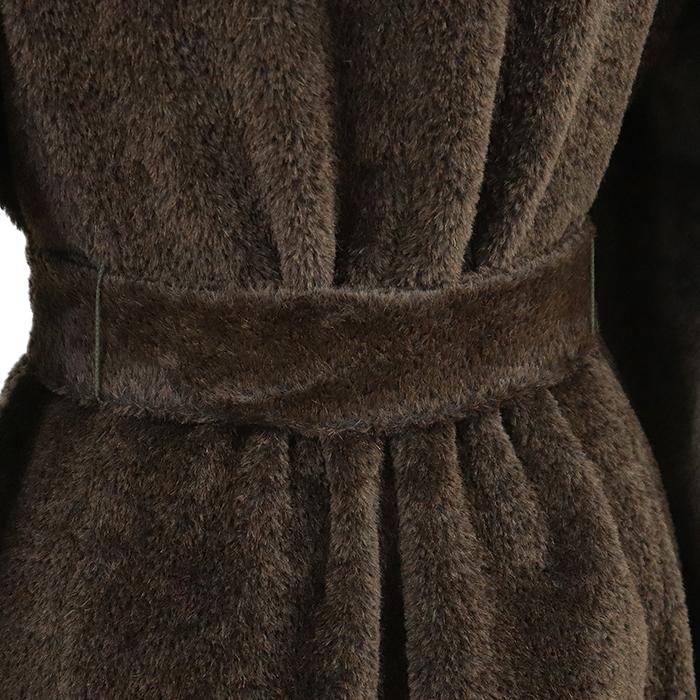 美品】MaxMara マックスマーラ STUDIO ベルテッドコート 42 レディース