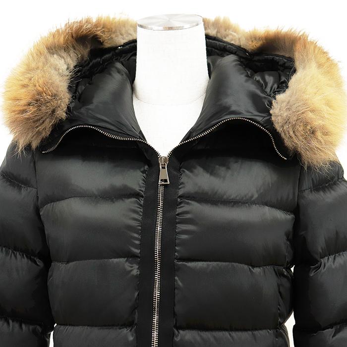 MONCLER（モンクレール） ファーフード ロングダウンジャケット 0