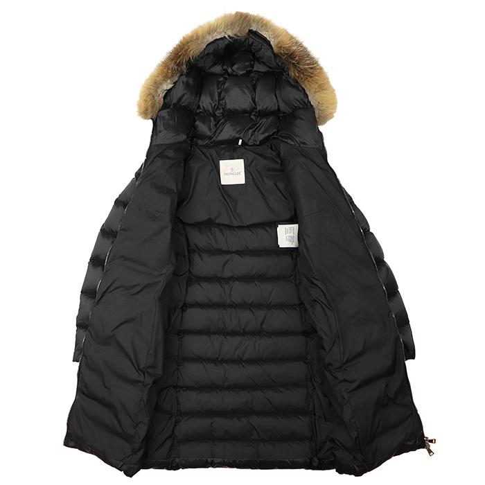 MONCLER（モンクレール） ファーフード ロングダウンジャケット 0
