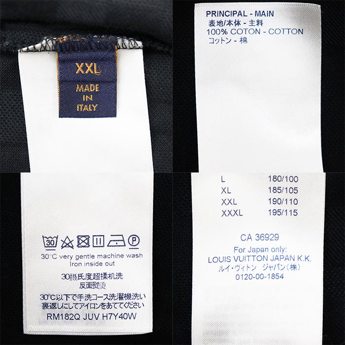 LVポロシャツ イタリア製 サイズM LOUIS VUITTON（ルイ・ヴィトン） ポロシャツ サイズ XXL メンズ