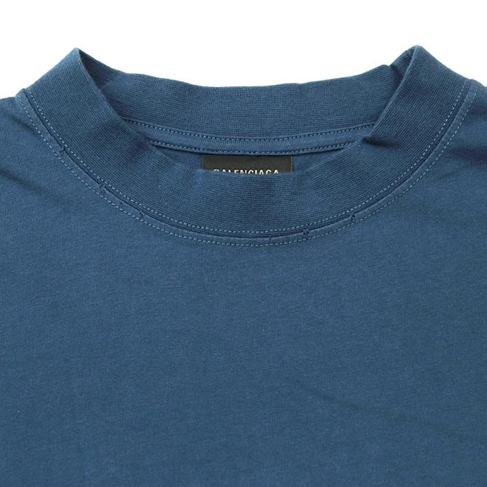 BALENCIAGA 長袖カットソー 青 BALENCIAGA（バレンシアガ） SALE【美品】BALENCIAGA カットソー