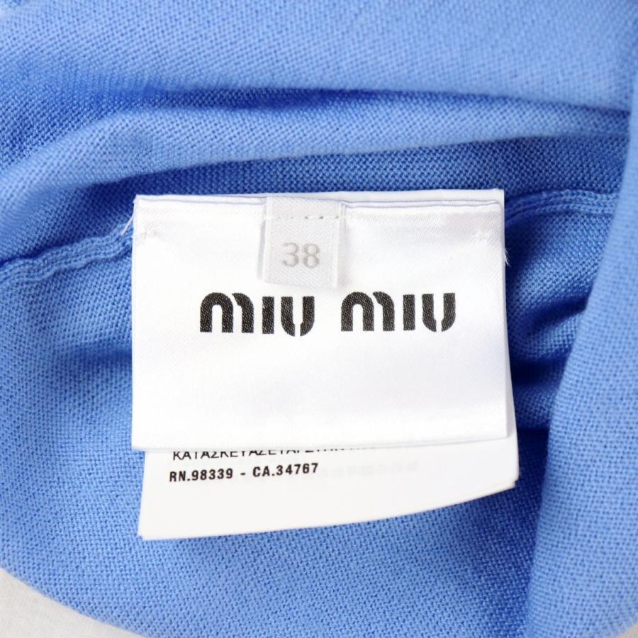 ミュウミュウ 18AW バイカラー ウールニットセーター レディース ミュウミュウ 18AW バイカラー ウールニットセーター レディース
