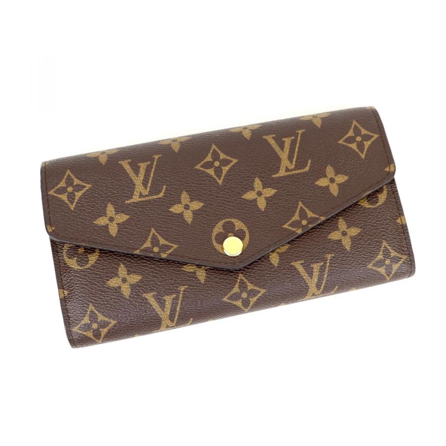 ルイヴィトン Louis Vuitton モノグラム ポルトフォイユ サラ 二つ折り 長財布 ウォレット ローズ M 茶系 ピンク Z3 8511 8511 オパールヤフーショッピング店 通販 Yahoo ショッピング
