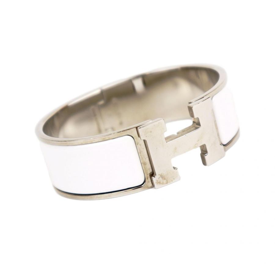 クリッククラックgm バングル Z1 8568 クリックh エルメス シルバー 白 レディース シルバー 白 Z1 8568 ブレスレット ブレスレット 8568 オパールヤフーショッピング店 Hermes 新品完璧の