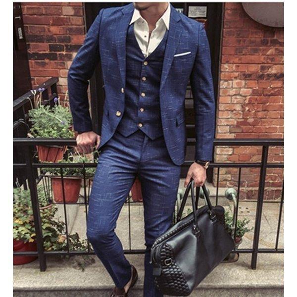 人気メーカー ブランド メンズスーツスリム結婚式スーツメンズスタイリッシュスーツ3点セットベスト3ピースセットアップフォーマル結婚式二次会成人式卒業式就職活動 メンズスーツスーツメンズスリム ビジネススーツ