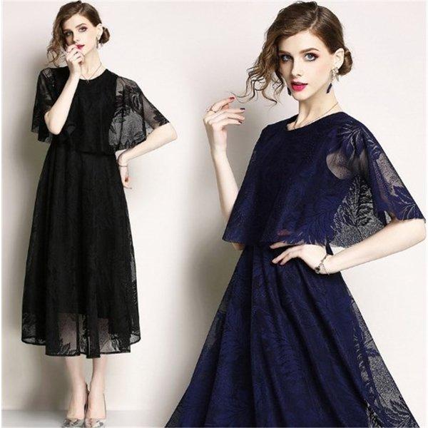 最先端 パーティ通勤オフィスolきれいめ袖付きワンピースレース膝丈大人可愛いワンピース Yaopen Jtsav7 Open Clothes 通販 Yahoo ショッピング 送料無料 Clinicagastroservice Com Br