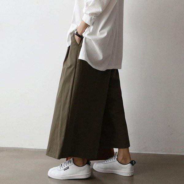 新作 パンツワイドピンタックガウチョパンツ秋冬30代40代50代50 Offセール 売り切れ必至 Kpiss Fm