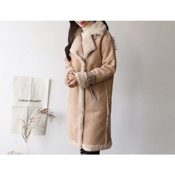 ファッション通販 ムートンコートロングレディース秋冬韓国 コートフェイクムートンコートライダース裏ボア全3色秋冬韓国30代40代50代コート50 Offセール コート アウター High5basketball Com