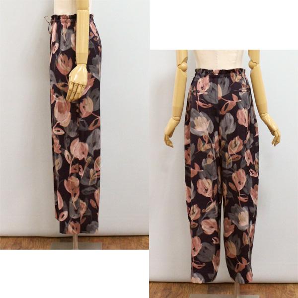 TOMORROWLAND Ballsey フラワープリント ガウチョパンツ Ballsey（ボールジィ） 30％OFF Ballsey ボールジー TOMORROWLAND