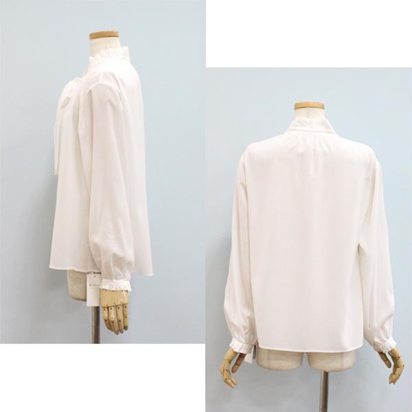 Ballsey ボールジー TOMORROWLAND トゥモローランド 11-01-51-01005 グロス アムンゼン フリルカラー リボン ブラウス | Ballsey | 03