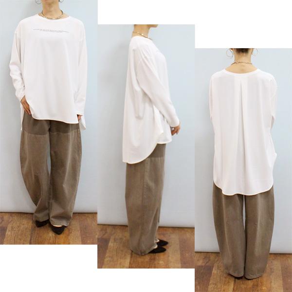 30%OFF Dignite collier ディニテ コリエ 80256306 ロゴ T ブラウス | Dignite collier | 04