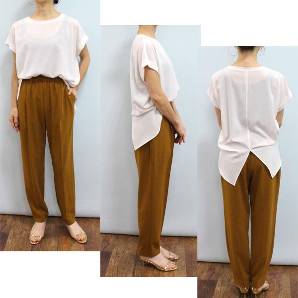 30%OFF Dignite collier ディニテ コリエ 80990225 ストレッチ シフォン テーパード パンツ | Dignite collier | 06