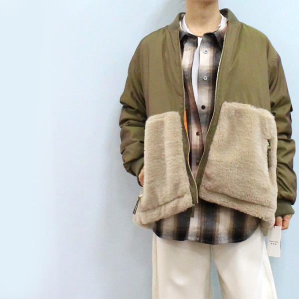 30%OFF Dignite collier ディニテ コリエ 80256392 ボア 切替 ブルゾン | Dignite collier