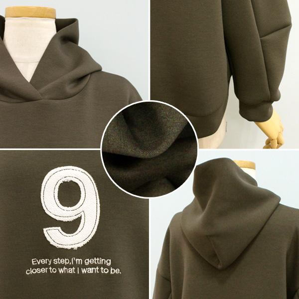 50%OFF Dignite collier ディニテ コリエ 80256504 ボンディング 刺繍 パーカー | Dignite collier | 06