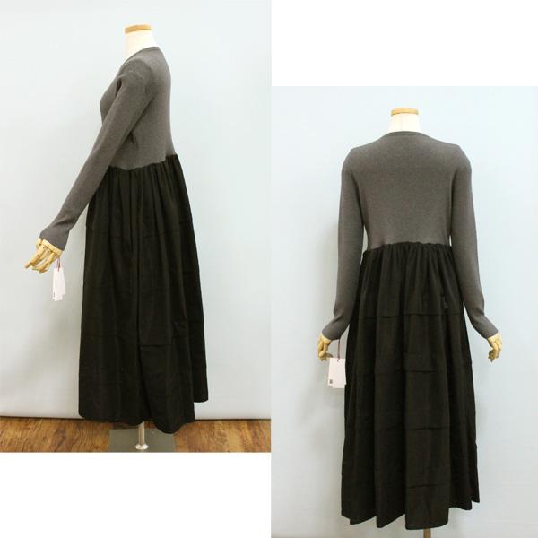 50%OFF Dignite collier ディニテ コリエ 80256561 リブ ニット ドッキング ワンピース | Dignite collier | 06