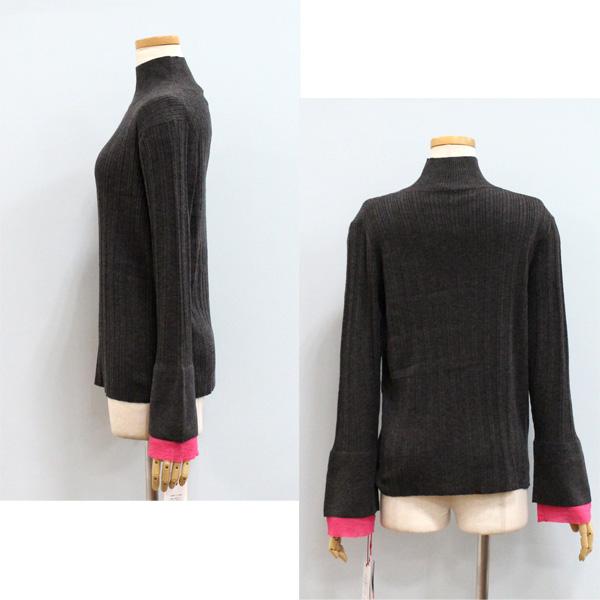 50%OFF Dignite collier ディニテ コリエ 80256531 袖 レイヤード ハイネック ニット | Dignite collier | 04