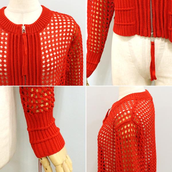 Dignite collier ディニテ コリエ 80267055 メッシュ ファスナー カーディガン | Dignite collier | 06