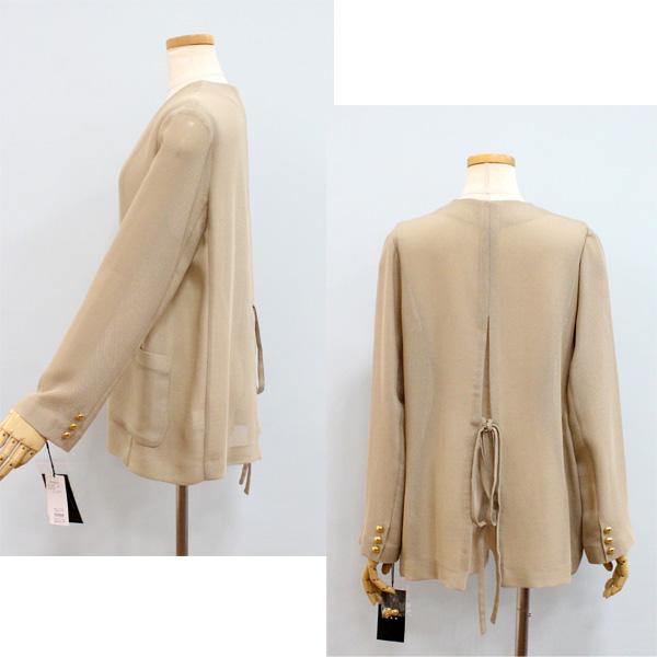 Dignite collier ディニテ コリエ 80267201 メッシュ ノーカラー ジャケット | Dignite collier | 05