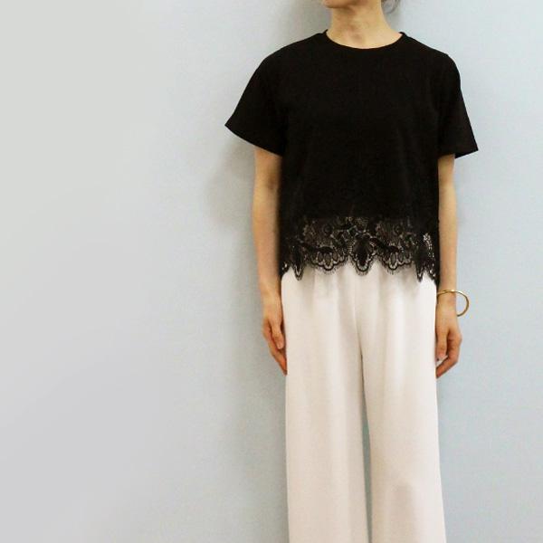 30%OFF Dignite collier ディニテ コリエ 80268354 裾 レース Tシャツ | Dignite collier