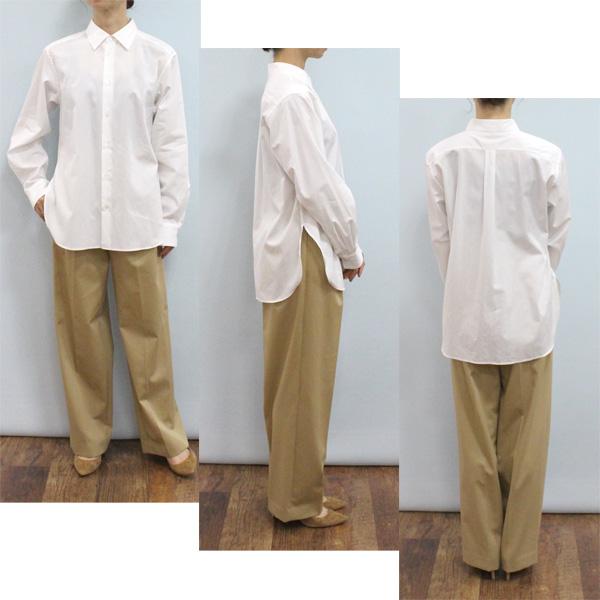 MACPHEE マカフィー　ファインブロード レギュラーカラーシャツ　ホワイト マカフィー MACPHEE ファインブロード レギュラーカラーシャツ （11