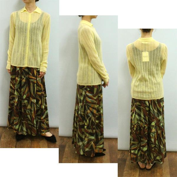 30％OFF MACPHEE マカフィー TOMORROWLAND トゥモローランド 12-02-54-02014 レーシー アルパカ ポロ カーディガン | MACPHEE | 03