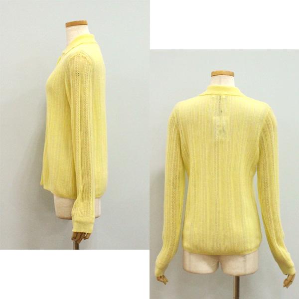 30％OFF MACPHEE マカフィー TOMORROWLAND トゥモローランド 12-02-54-02014 レーシー アルパカ ポロ カーディガン | MACPHEE | 04