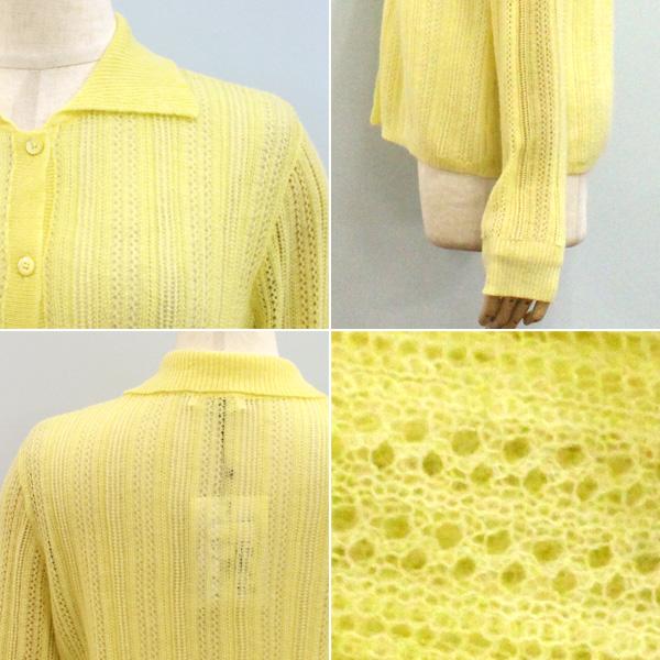 30％OFF MACPHEE マカフィー TOMORROWLAND トゥモローランド 12-02-54-02014 レーシー アルパカ ポロ カーディガン | MACPHEE | 05