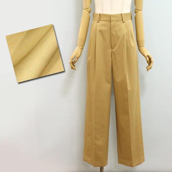 【未使用タグ付き】MACPHEE 23年 コットンチノ タックワイドパンツ XS MACPHEE（マカフィー）の「コットンチノ タックワイドパンツ