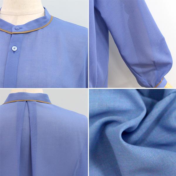 30％OFF MACPHEE マカフィー TOMORROWLAND トゥモローランド 12-01-54-01003 T/W VOILE ボリューム スリーブ チュニック ブラウス | MACPHEE | 05