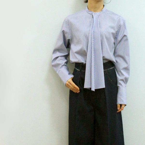 MACPHEE マカフィー TOMORROWLAND トゥモローランド 12-01-54-01134 コットン ブロード タイ ブラウス | MACPHEE