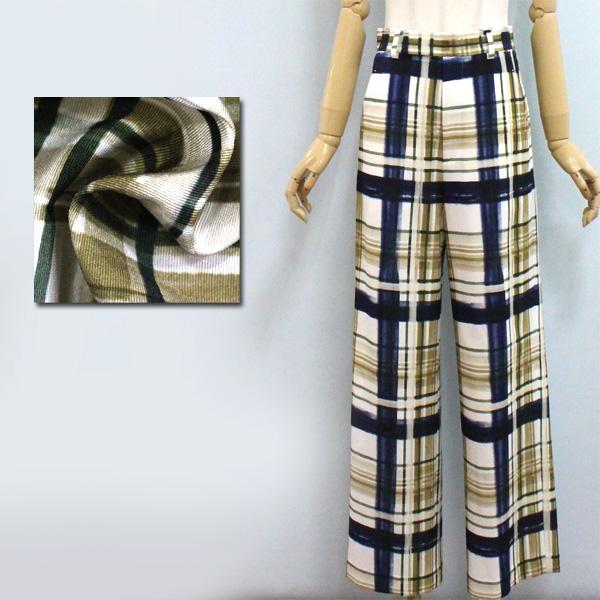 30％OFF MACPHEE マカフィー TOMORROWLAND トゥモローランド 12-04-54-04202 コットン レーヨン グログラン ストレート パンツ | MACPHEE | 02