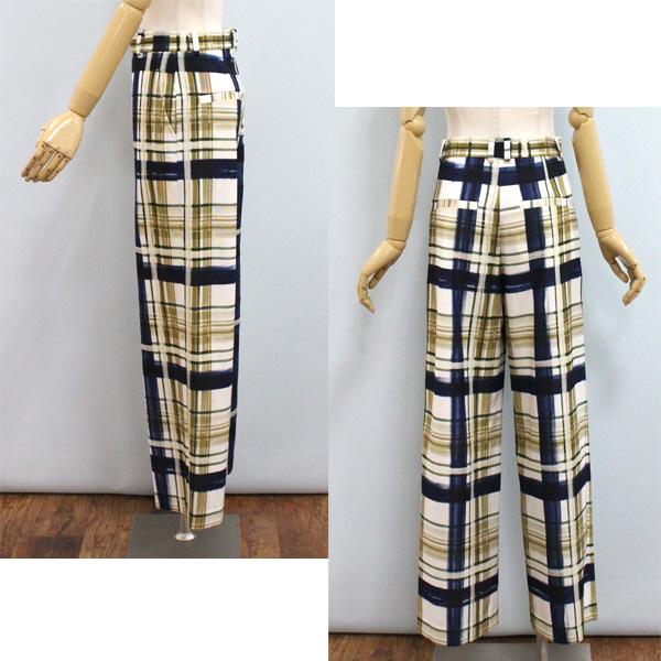 30％OFF MACPHEE マカフィー TOMORROWLAND トゥモローランド 12-04-54-04202 コットン レーヨン グログラン ストレート パンツ | MACPHEE | 03