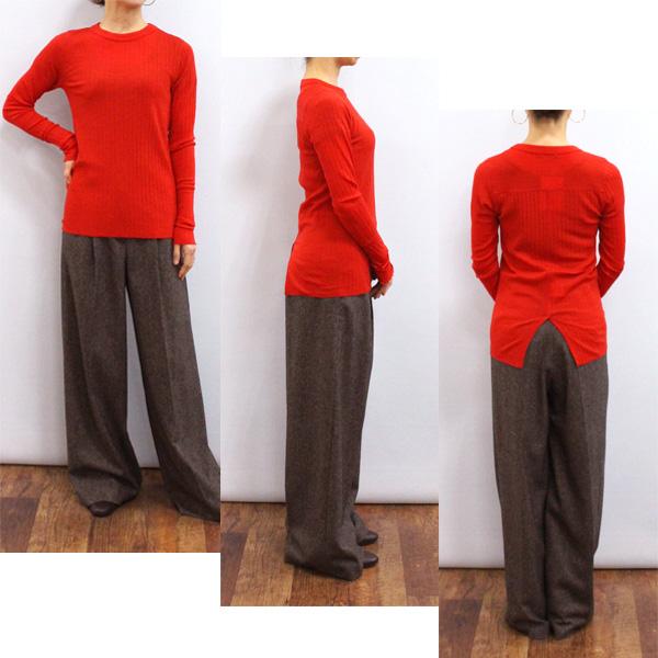 MACPHEE マカフィー TOMORROWLAND トゥモローランド 12-03-34-03302 ウール リブ クルーネック プルオーバー | MACPHEE | 04