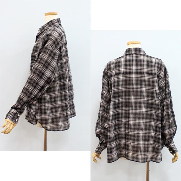 marie d'or マリードール 24071 ライトシアー チェック シャツ | MARIED'OR | 04