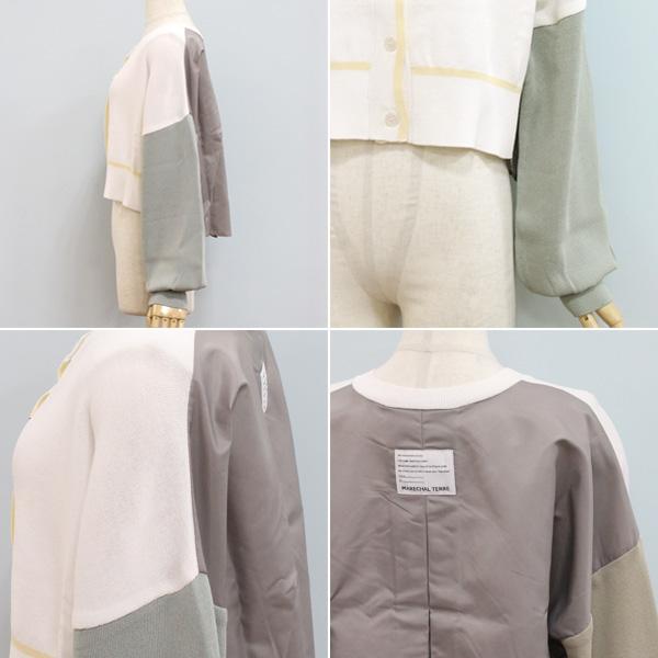 30％OFF MARECHAL TERRE マルシャルテル ZMT25KN016 カラー スキーム ニット カーディガン | MARECHAL TERRE | 03