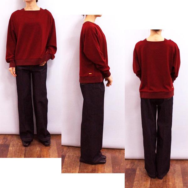 30%OFF Praia プライア LER-2569 スクエアネック 前後 2WAY プルオーバー |  | 04