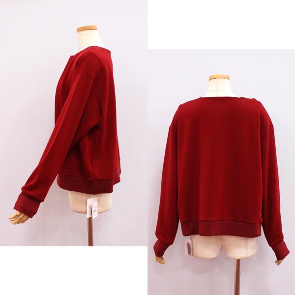 30%OFF Praia プライア LER-2569 スクエアネック 前後 2WAY プルオーバー |  | 05