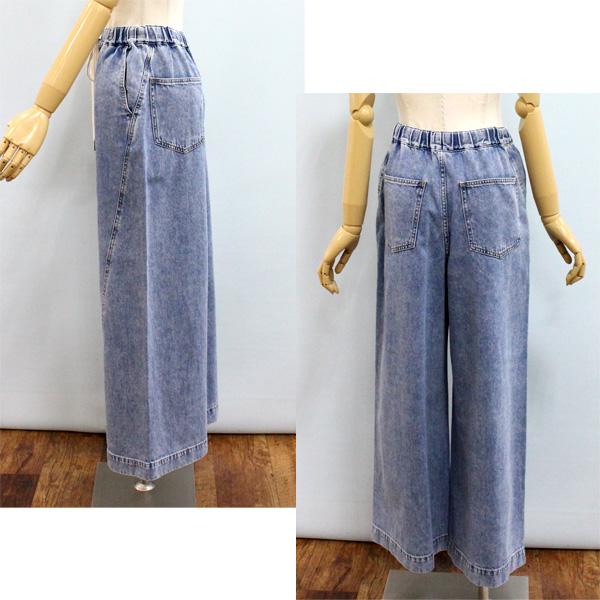 PASSIONE パシオーネ 616617 切替 イージー ワイド デニム | PASSIONE | 03